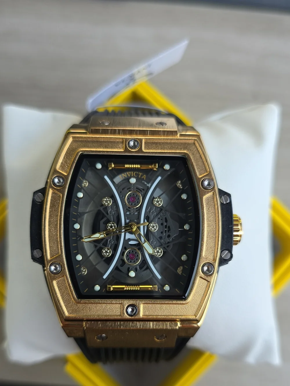 475.  Invicta S1 Rally I (Model 69845) Black And Gold